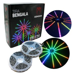 Alternative view of Tiras Led Fuego Artificial Bluetooth App Control Rgb 60 Leds