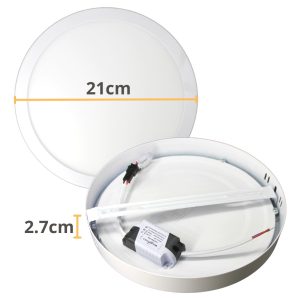 Alternative view of Lampara De Sobreponer Led De 18w Tres Tonos Completa Plafon