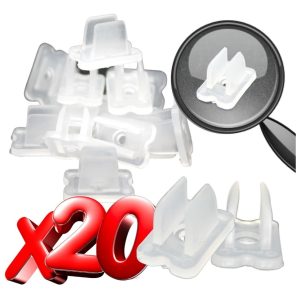 Pack 20 Grapas Para Tira Neon 6*12mm De Pvc