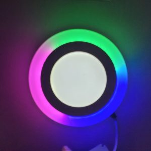 Alternative view of Lampara Led Empotrar 9w Bicolor Azul Y Blanco 3 Funciones
