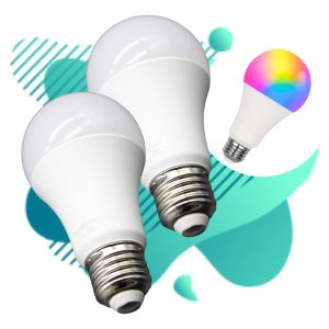Alternative view of Paquete 2 Super Focos Led Inteligente Smart Wifi Rgb 9w Hd