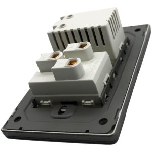 Alternative view of Contacto Duplex + 2 Tomas Usb Doble 15 A. 125/250v Negro