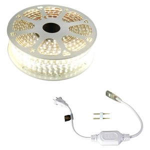 Manguera Tira Led 50 Mts 3528 Con Tres Conectores