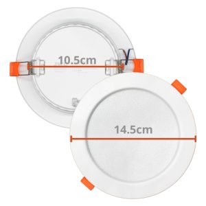 Alternative view of Super Lampara Led Empotrar Plafón 12w Luz Calida Ahorrador