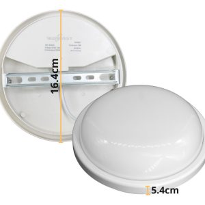 Alternative view of Lampara Arbotante Led 18w Antivapor Luz Calida Oferta