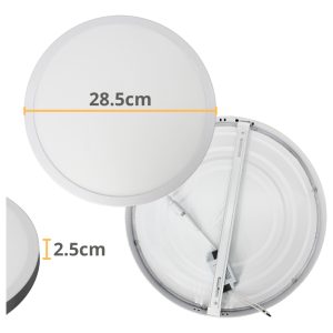 Alternative view of Super Lampara Panel Led Plafon 24w Blanca