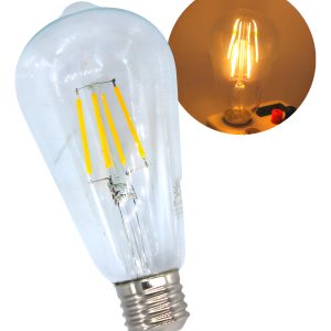 Pack 10 Foco Vintage Led Luz Calida E27 Edison