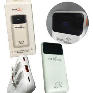 Carga Rapida Power Bank Blanca Bateria Portatil 10000mah