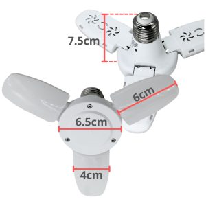 Alternative view of Foco Dirigible Mini Aspas 24w Luz Blanca E27 Direccional