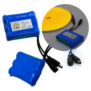 10 Pilas Portatil Recargable Accesorio Montable Tiras