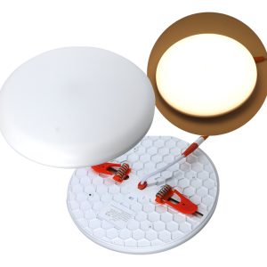 Lampara Empotrar Luz Calida 24w 17cm Bote O Plafón Aspirina