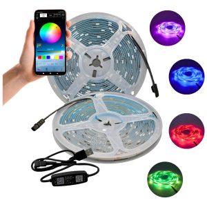 Super Tira Smart Led Rgb Multicolor Usb 5m Gamer Hd