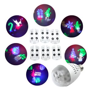 Alternative view of Super Foco Led Proyector Navideño Figuras Y Movimiento E27