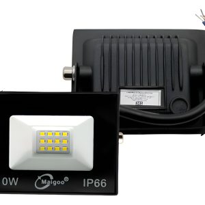 10 Reflectores Led 10w (100w)luz Blanca Ip66 Super Brillante
