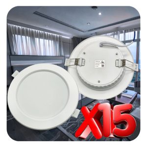 Alternative view of 15 Lamparas Led De Empotrar 12w Plafon O Bote Bote 10- 12 Cm