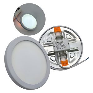 Paquete 10 Lámparas Led 8w Ajustable Para Botes O Registros