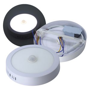Lampara Con Sensor De Movimiento Sobreponer Led 12w (100w)