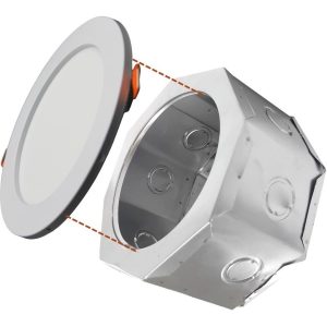 25 Lamparas Panel Led Empotrar En Plafon O Bote 9w (90w)