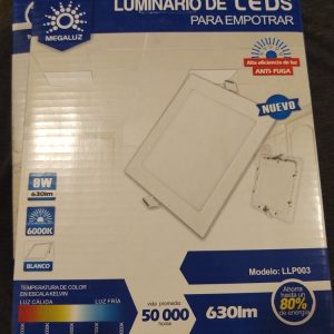 Alternative view of Lámpara Led Empotrar 9w Cuadrada (90w ) Brillante