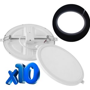 Alternative view of 10 Panel Spot Ajustables Led 18w Bote ,plafon O Registro