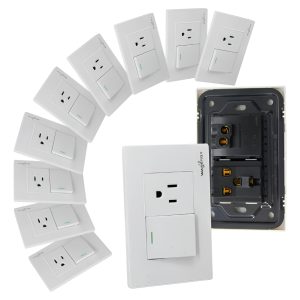 Pack De 50 Placas De Apagadores Y Contactos Completo