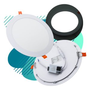 Lampara Panel Led Empotrar Plafon 18w (150w) 22 Cm Completa