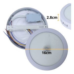 Alternative view of Lampara Con Sensor De Movimiento Sobreponer Led 12w (100w)