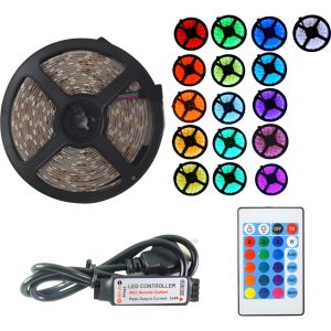 Tira Led Rgb Multicolor 5 Mts Para Tv Pc Gamer C- Remoto Usb