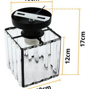 Alternative view of Lampara Moderna Vintage Cubo , Minimalista Sin Foco Oferta!