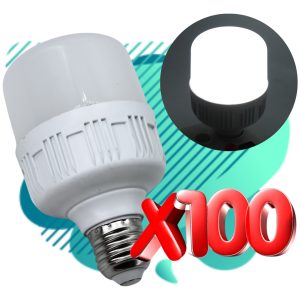 Alternative view of Caja De 100 Focos Led 13w Luz Blanca E-27 Bombilla Oferta