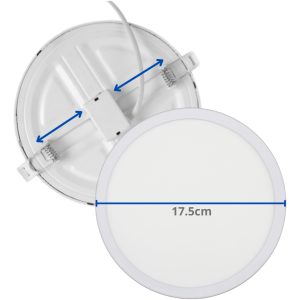 Alternative view of Panel Spot Ajustable Led 18w Bote , Plafon O Registro (120w)