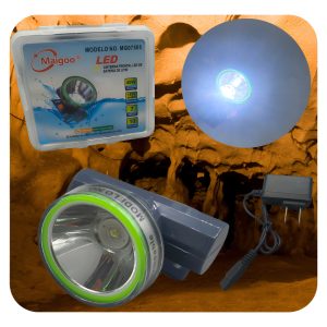 Lampara Led Tipo Minero 40 W Recargable Luz Blanco Aluminio