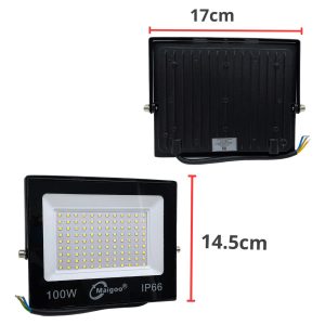 Alternative view of Reflector Led 100w Slim Luz Blanca P/ Exterior 110-220 V