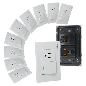 Interruptor De Luz De Pared De 10 Módulos Wanergy Distmomi 05206