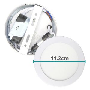 Alternative view of Lampara Led Sobreponer 9w Luz Blanca Redonda