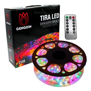 Manguera Tira Led Rgb 25 Mts 6 Colores Control Inalambrico