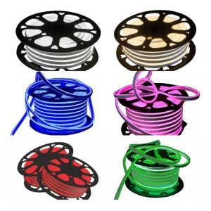 Manguera Neon Flexible Led¡ 25 Mts Super Oferta¡¡ Blanco