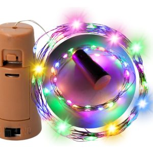 Corcho Led Para Botellas Luz Blanca O Rgb Recicla
