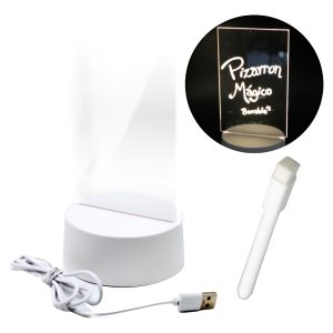 Super Pizarron Led Neon Acrilico Magico Publicidad / Juguete
