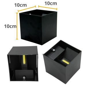 Alternative view of 20 Lampara Led Arbotante Doble Luz Vintage Elegante Exterior