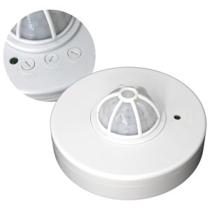 Sensor De Movimiento Infrarojo Con Fotocelda 180° Encendido Automatico