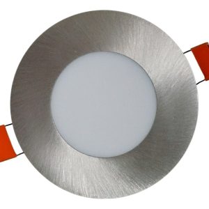 Empotrado Spot Led 3w Satinado Blanco Calido ( 3000k )