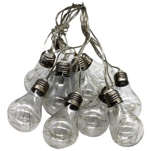 Alternative view of Serie De Luces Vintage Bombilla Navideñas Tipo Foco Guirnald