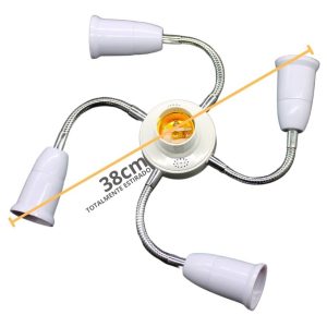 Alternative view of Lampara Extension Dirigible Con 5 Focos Led , Minimalista
