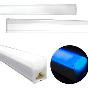 Paquete De 20 Regleta Tubo Led Tipo Neon Color Azul 20w