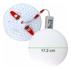 Alternative view of Lampara Empotrar Luz Calida 24w 17cm Bote O Plafón Aspirina
