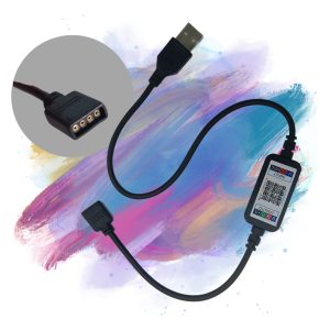 Alternative view of Controlador Bluetooth Usb Para Tira Con Luces De Led Rgb 5v