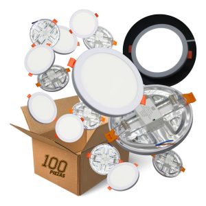 Alternative view of Paquete 100 Lamparas Led 8w Ajustable P Botes O Registros!