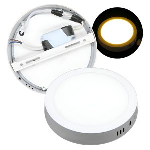 Paquete De 10 Lamparas Led De Sobreponer 12w Luz Calida 100w