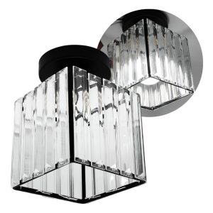 Lampara De Techo Sobreponer De Cristal Cubo